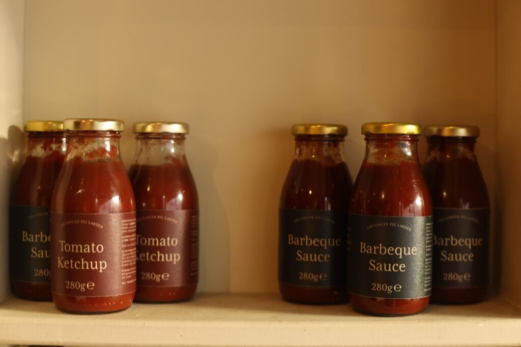 Homemade tomato ketchup